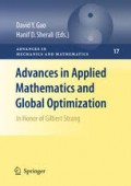 Advances in applied mathematics and global optimization: in honor of Gilbert Strang