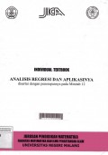 Analisis regresi dan aplikasinya : disertsi dengan penerapannnya pada minitab 12 (Individual Textbook)/ Susiswo