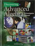 Discovering Advanced Algebra: An Investigative Approach