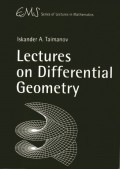 Lectures on differential geometry