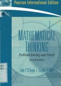 Mathematical Thinking Problem-solving and Proofs