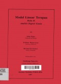 Model Linear Terapan: Buku II. Analisis Regresi Ganda