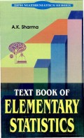 Text book of elementary statistics