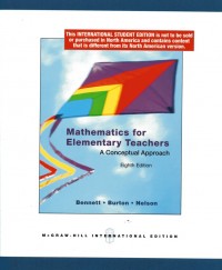 Image of Mathematics for Elementary Teachers: A Conceptual Approach