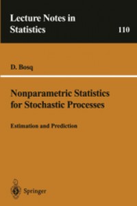Image of Nonparametric Statistics for Stochastic Processes: Estimation and Prediction